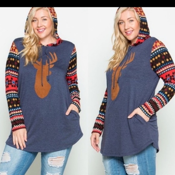 Private Label Tops - Navy Hoodie